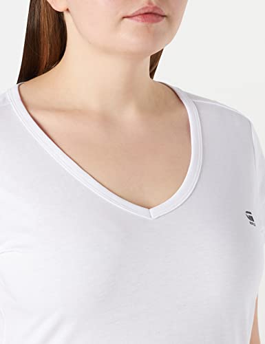 G-STAR RAW, mujer Camiseta Eyben Slim, Blanco (white 2757-110), S