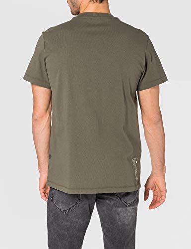G-STAR RAW Ripstop Pocket Graphic Camiseta, Combat C336-723, XL para Hombre