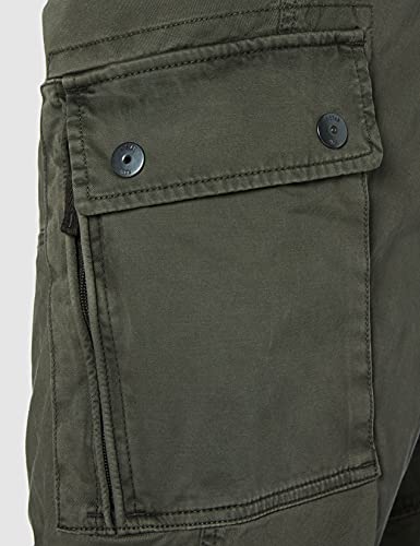 G-STAR RAW Roxic Tapered Cargo Pantalones, Verde (Asfalt 4893-995), 28W / 32L para Hombre