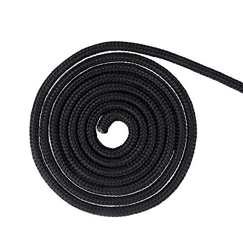 G2PLUS Cuerda 30 m x 6 mm Cuerda de Polipropileno Negro Cuerda de Amarre Cuerda de Nailon Multifuncional Carga de Rotura: 260 kg