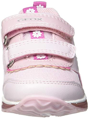 Geox B Todo Girl A, Zapatillas Bebé-Niñas, Rosa Pink, 24 EU
