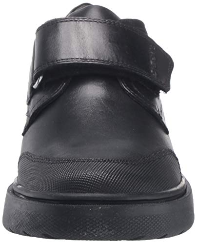 Geox J RIDDOCK BOY I Zapatos De Uniforme Escolar Niños, Negro (Black), 40 EU