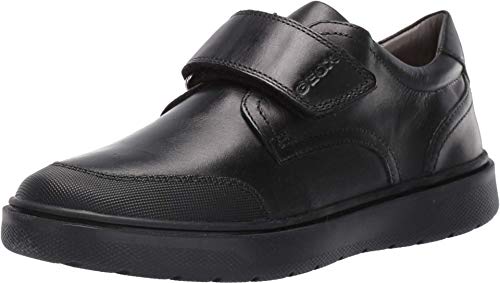 Geox J RIDDOCK BOY I Zapatos De Uniforme Escolar Niños, Negro (Black), 40 EU