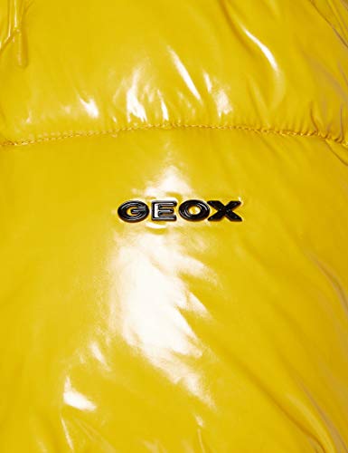 Geox W EMALISE Coat Chaqueta Acolchada, Color Amarillo, 42 para Mujer