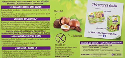 Gerblé Brownies Chocó Noisettes sans Gluten 150 g