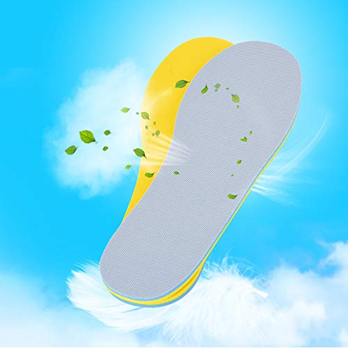Germerse Plantilla de Zapatos cómodos Plantilla de Zapatos Transpirables Calzado atlético Informal elástico para Caminar Senderismo(43-44 Yards)