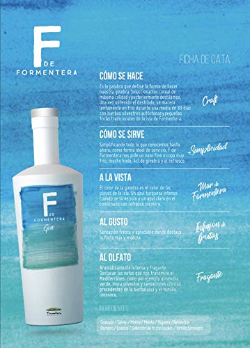 Gin F de Formentera Gin F de Formentera 38% Vol. 0,7l - 700 ml