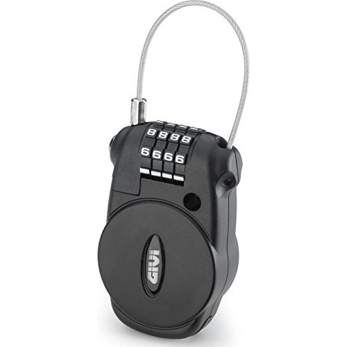 Givi - Padlock with Retractable Wire and Combination Lock s220
