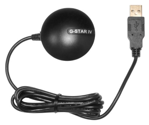 GlobalSat BU-353-S4 - Receptor GPS USB (SiRF Star IV, Negro)