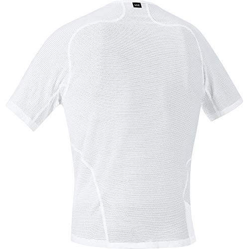 GORE Wear Camiseta interior transpirable de hombre, M, Blanco, 100018