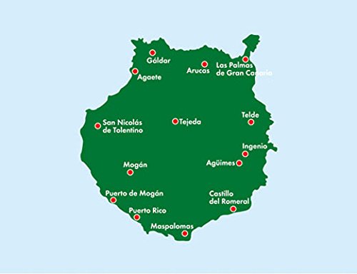Gran Canarias, mapa de carreteras. Escala 1:50.000. Freytag & Berndt.: Toeristische wegenkaart 1:50 000: AK 0525 (Auto karte)