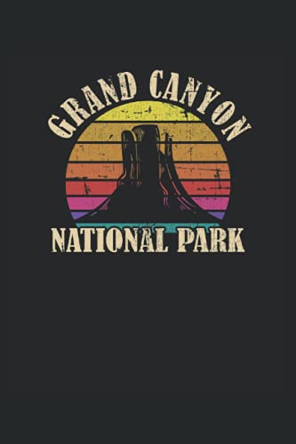 Grand Canyon National Park: Cuaderno de líneas forrado, 6 "x9" (15,24 x 22,86 cm), 120 páginas, papel crema, cubierta mate