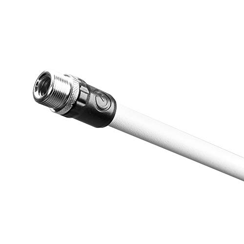 Gravity MS W 22 - Brazo telescópico ajustable para micrófono (acero, telescópico), color blanco