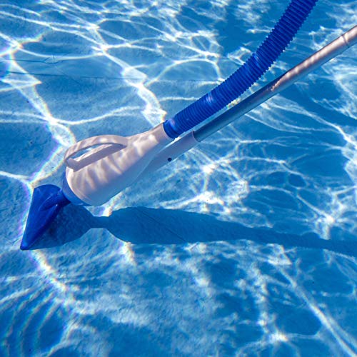 GRE 08011A – Little Vac limpiafondos de aspiración manual piscinas elevadas o autoportantes, necesario caudal depuradora mínimo 2m3/h