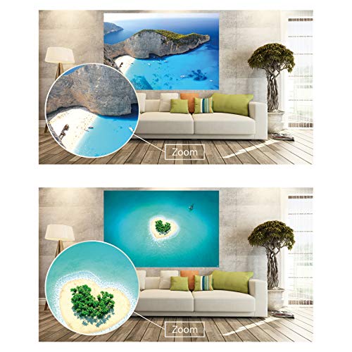 GREAT ART Set de 2 carteles XXL | 140 x 100 cm | islas de ensueño Zakynthos corazón playa trópicos Grecia amor naufragio mar | Foto Póster de Pared Mural Imagen Decoración