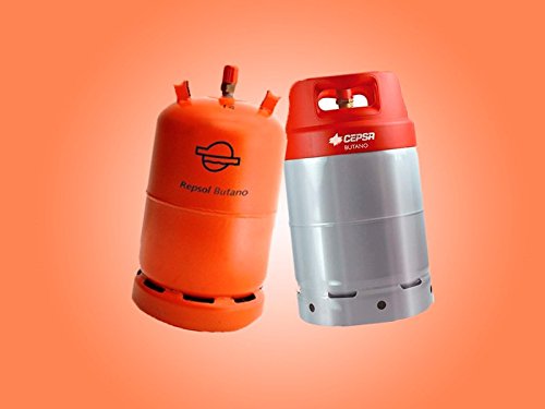 Grifo regulador de gas con presión de salida 28 (gr/cm^2) para bombona naranja tipo repsol