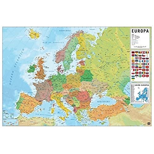 Grupo Erik Editores, S.L. - Póster mapa europa-e grupo erik