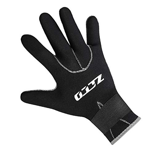 Guantes de neopreno de 3 mm, guantes térmicos para hombre y mujer, antideslizantes, color negro (3 mm, L)