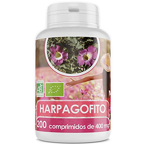 Harpagofito Orgánico - Garra del Diablo - 400 mg - 200 comprimidos