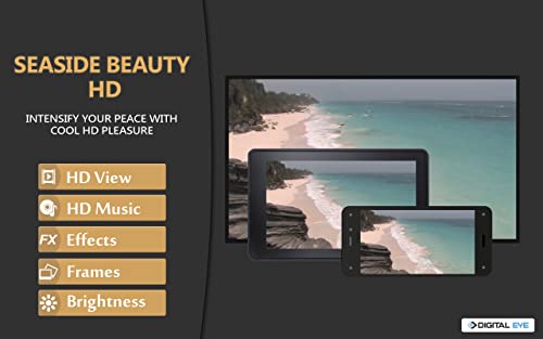 HD junto al mar gratis: disfrute del hermoso paisaje en su TV HDR 4K, TV 8K y dispositivos de fuego como fondo de pantalla, decoración para las vacaciones de Navidad, tema de mediación y paz