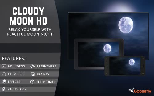 hd nublado luna gratis: ambiente romántico para tu alma gemela en tu televisor HDR 4K, TV 8K y dispositivos de fuego como fondo de pantalla y tema para la mediación y la paz y para las vacaciones de N
