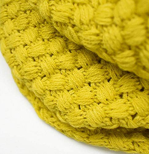 heekpek Bufanda Mujere Invierno Cálido Cable Knit Cuello de la Capucha del Mantón de la Bufanda