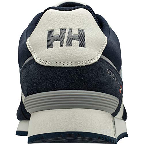 Helly Hansen Anakin Leather, Zapatillas Hombre, 597 Navy/Penguin/Off White, 42.5 EU
