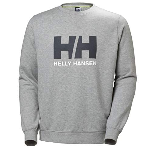 Helly Hansen HH Logo Crew Sudadera, Hombre, (Gris 950), M