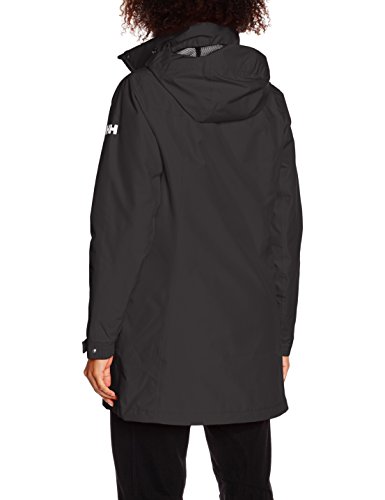 Helly Hansen W Aden Insulated Coat Rain Jacket, Mujer, Negro, M