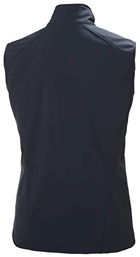 Helly Hansen W Paramount Softshell Vest Chaleco, Mujer, Azul Marino, XL