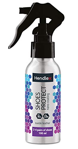 Hendlex Protector Repelente de Agua Para Zapatos | Spray Impermeabilizante Calzado Nubuck y Gamuza 100 Mililitros