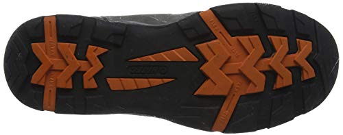 Hi-Tec Banderra II Low WP Wide, Zapatillas de Senderismo Hombre, Gris (Charcoal/Graphite/Burnt Orange 51), 43 EU