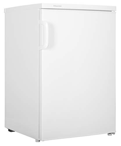 HISENSE RL170D4AWE - Frigorífico pequeño de una puerta reversible, con 138 L de Capacidad, despensa vertical en color Blanco