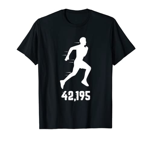 Hombre Corredor de maratón, 42 km, maratón Camiseta