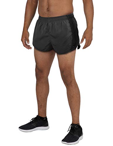Hombres Corriendo Pantalones Cortos Ligero con Extremo División Secado rápido por Deportes Aptitud Poliéster