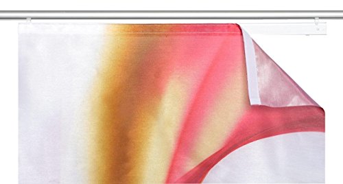 Home Fashion 87753-703 Panel japonés con impresión Digital Gent con rieles y sujeciones, 245 x 60 cm, Gris