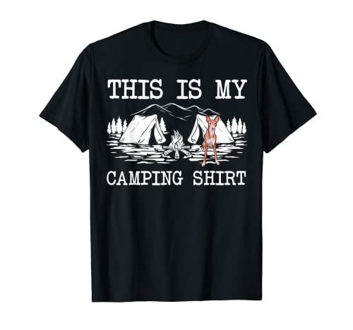 Hound Ibizan Hound Dog This Is My Camping Camiseta