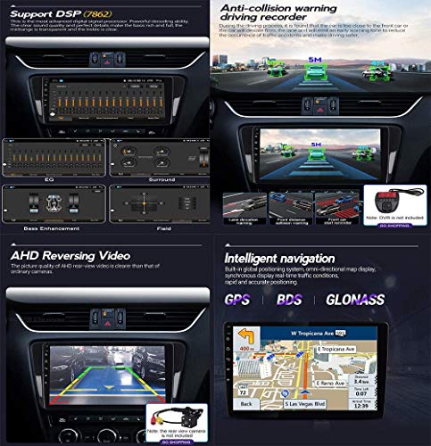 HP CAMP Android 10.0 Autoradio estéreo para Nissan Qashqai 2006-2013 Car Radio Stereo Support WiFi FM Am RDS/DSP Control de Voz de Soporte de Pantalla QLED,1+16g