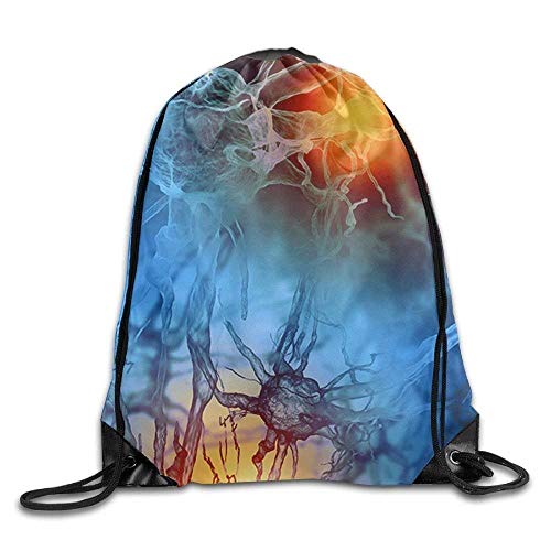 huatongxin Neuron Irritate Unisex Drawstring Backpack Travel Sports Bag Travel Sports Bag