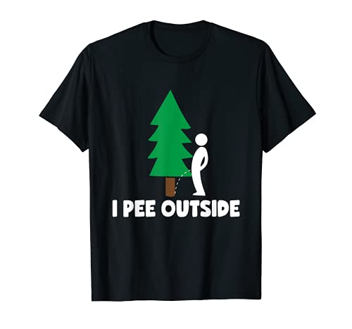 I Pee - Señal para acampada y senderismo Camiseta