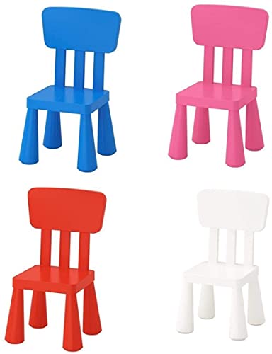 IKEA Mammut 803.823.21 - Silla infantil (plástico, para interiores y exteriores), color rosa