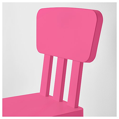 Ikea Mammut - Silla infantil para interiores y exteriores, color rosa