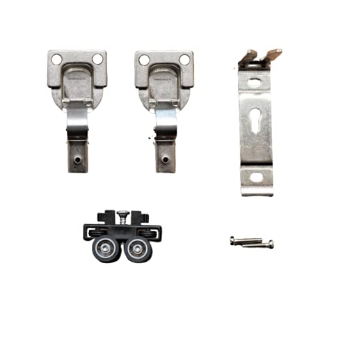 indaux Kit de herramientas deslizantes para puertas móviles, armarios, armario plegable con nueva opción Soft 25 kg (altura disparo, 1 puerta)
