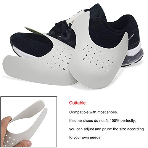 INTVN Hormas para zapatos, 4 Pares Shoe Shield Zapatillas Escudo Antiarrugas Artefacto Antiarrugas Zapato Antiarrugas