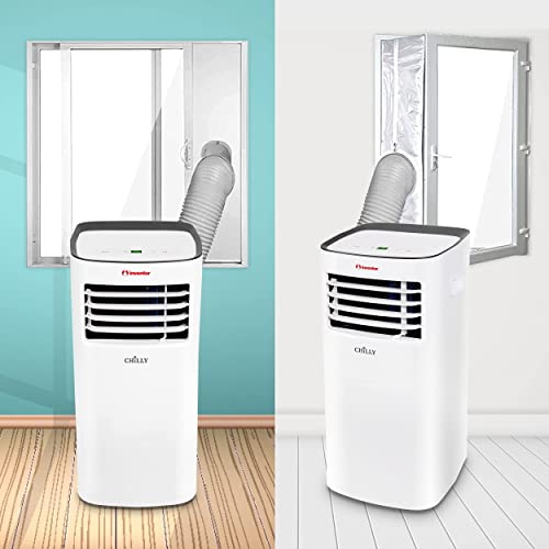 Inventor Chilly, Aire Acondicionado Portátil R290 de 2270 frigorías - 9000BTU/h, 3 modos en 1 (Refrigeración, Deshumidificación, Ventilación) (RAEE N° ES6988)