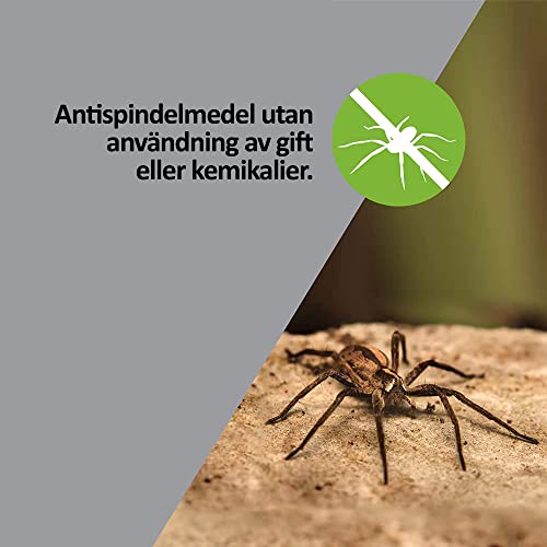 ISOTRONIC Ahuyentador de arañas con ultrasonidos | Enchufe de 230 V repelente de arañas con ultrasonidos | Repelente ultrasónico de arañas | Ahuyentar arañas sin usar venenos | Set de 3