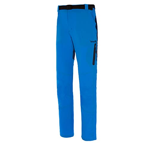Izas Point Pantalones Trekking, Hombre, Azul Cian/Azul Noche, XL
