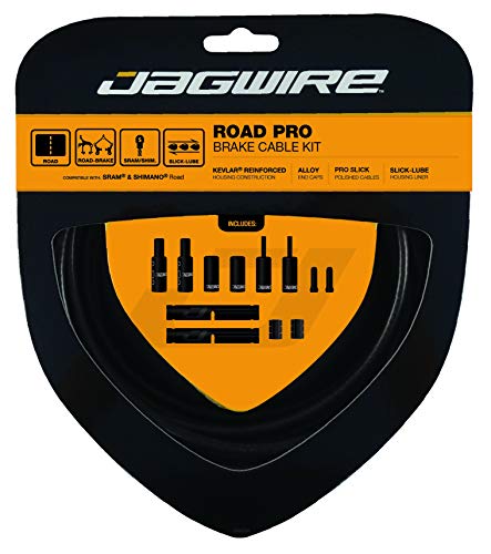 Jagwire PCK209 Kit de Cables y Fundas, Unisex Adulto, Stealth Black, Shimano/SRAM