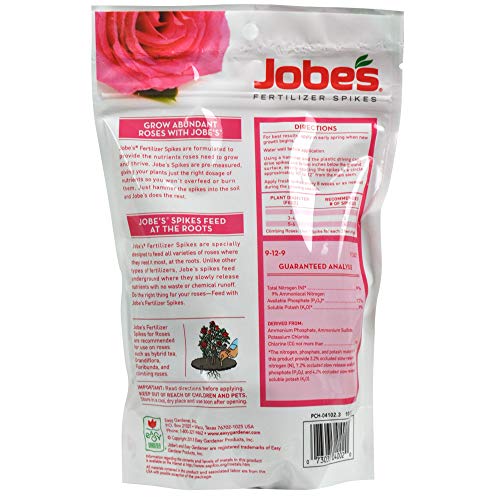 Jobes Abono Spikes para Rosas