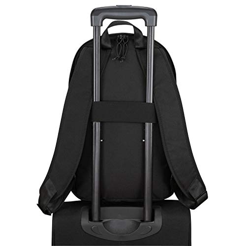 Johnny Urban Mochila Hombre y Mujer Negro Milo - Bolso Hecho de Botellas PET Recicladas para Universidad, Oficina, Colegio y Uso Diario - Mochilas Impermeable con Compartimento para Portátil